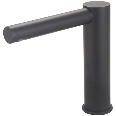 Central Brass Single Hole Deck Mount Electronic Sensor Faucet in Matte Black 2098-MB